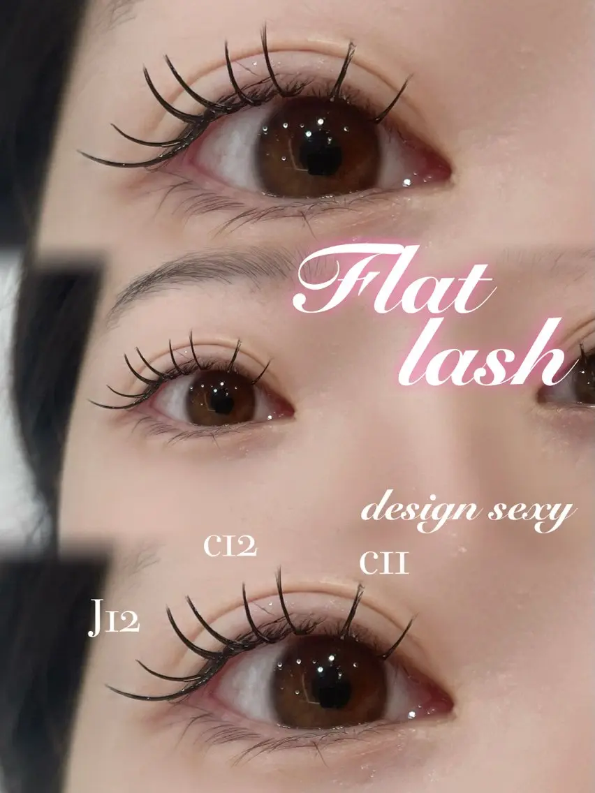 マツエク・マツパ フラットラッシュ Aoi⭐️ 心斎橋eyelashのマツエク・マツパデザイン