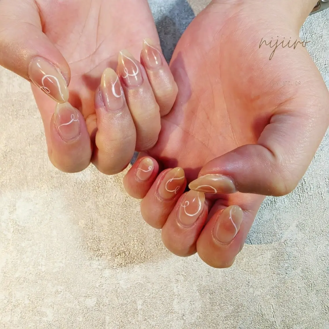 ネイル ハンドネイル nijiiro🌈 サトウのネイルデザイン