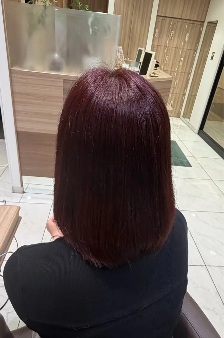 カラー ブラウンカラー ピンクカラー 結菜🎀 暖色系カラー❤️💍のヘアスタイル