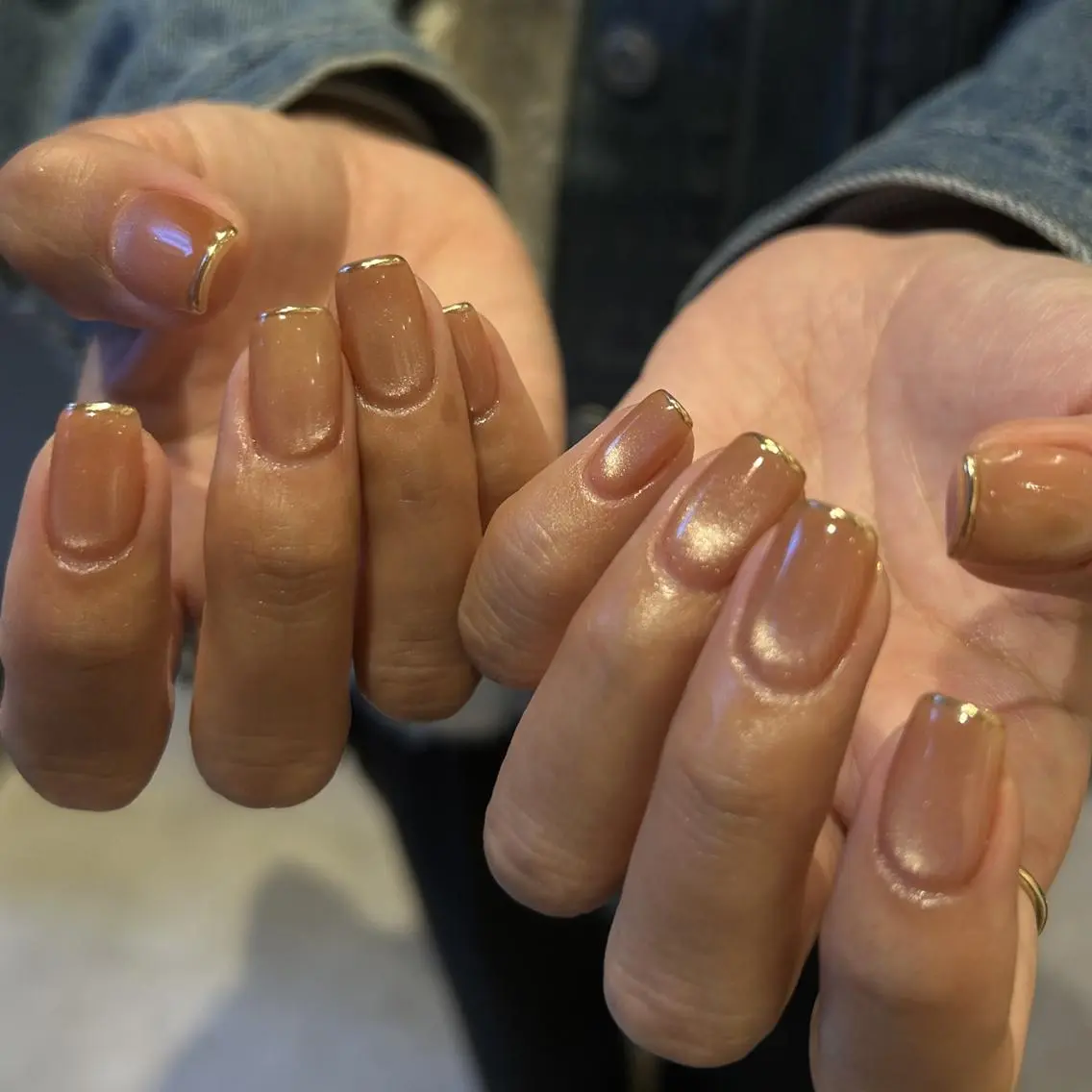 ネイル オーロラネイル ジェルネイル 氷ネイル・うるうるネイル 韓国ネイル ミラーネイル ハンドネイル nails TOKYOのネイルデザイン