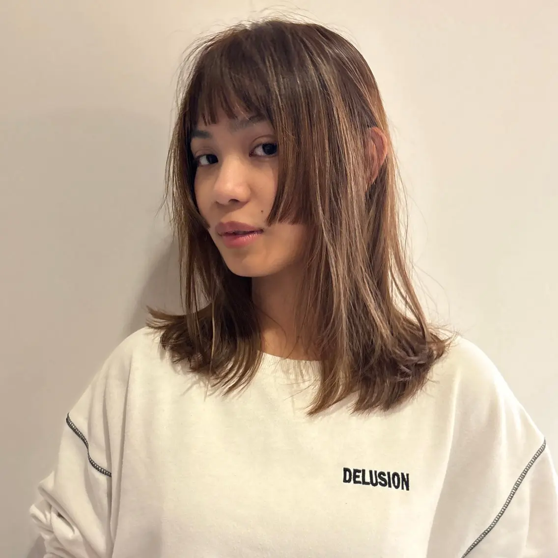 ミディアム カット 似合わせデザイン໒꒱ rioのヘアスタイル