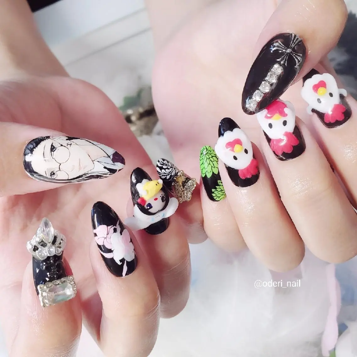 ネイル アートネイル ジェルネイル おで@ oderi_nailのネイルデザイン