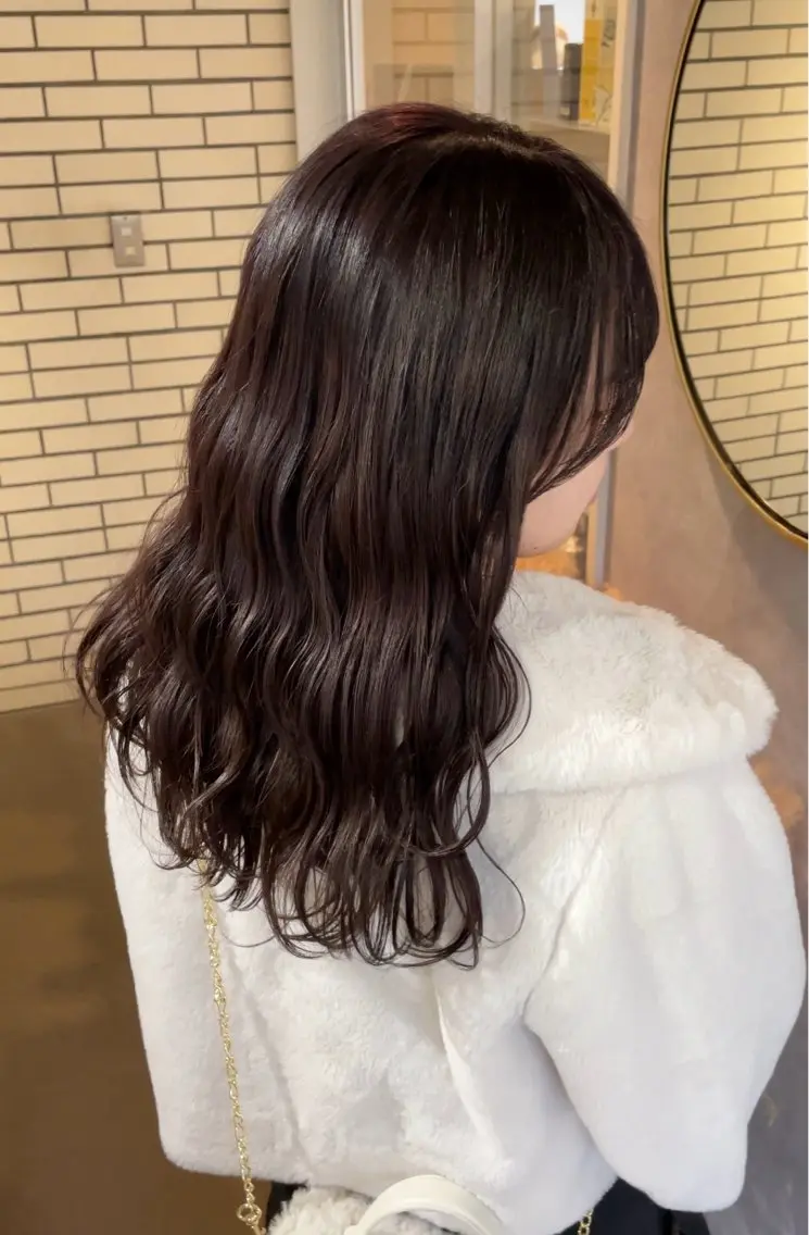 セミロング ボブ レイヤーカット 黒田 優里 🎀🫧のヘアスタイル