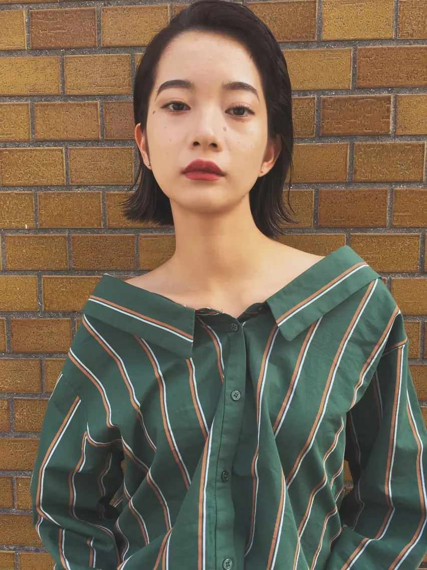 ミディアム 千葉 太助のヘアスタイル