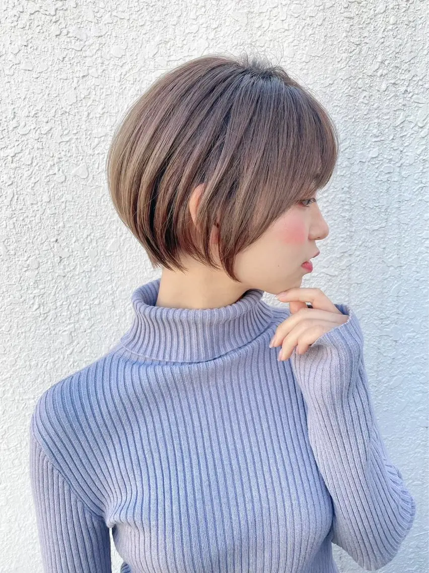 ショート カラー カット ヘアカラー トリートメント 美髪❣️縮毛矯正/ 髪質改善✨/山本のヘアスタイル