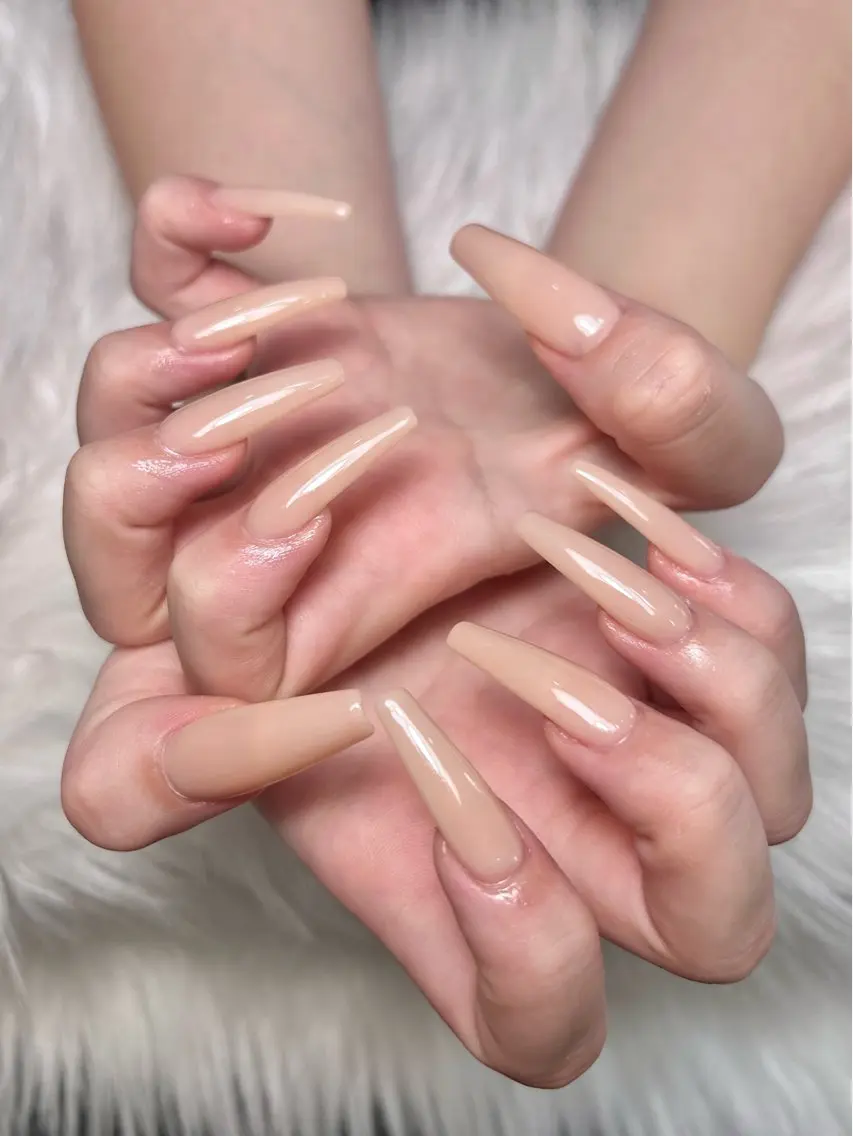 チップ長さ出し+ワンカラーの写真