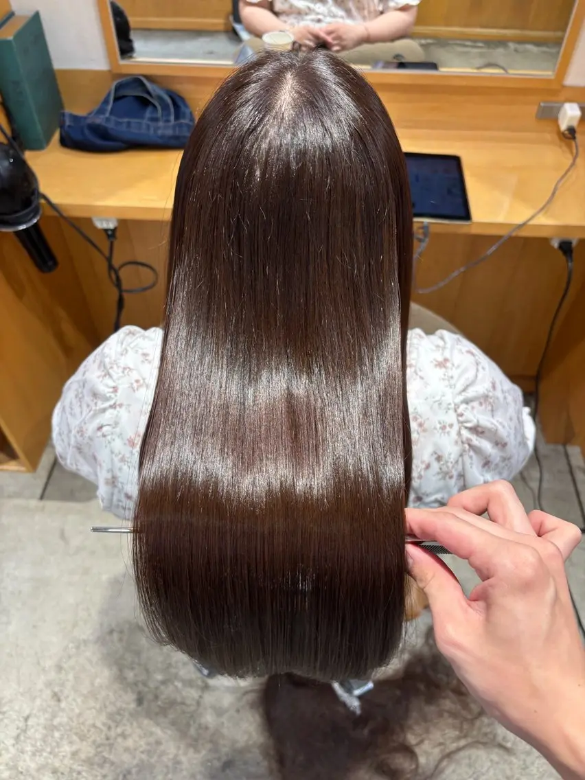 ロング カット ヘアカラー トリートメント 【Amphi Tokyo】宮原のヘアスタイル