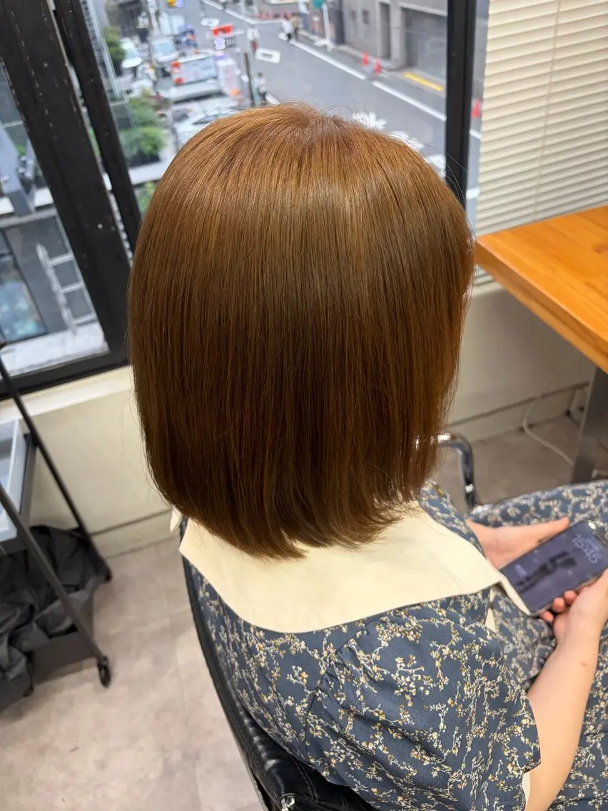 ショート カラー カラー/ブリーチ モデル募集⭐️龍侑のヘアスタイル