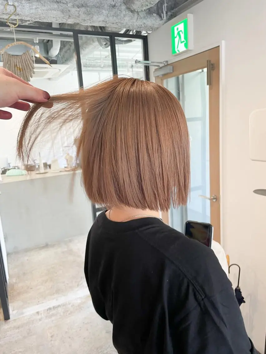 【✨ミニモ限定✨】フルコース (カット+カラー+縮毛矯正orパーマ+TOKIO5stepトリートメント)の写真