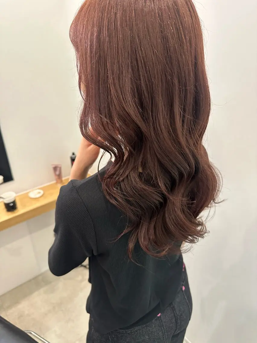 セミロング カラー ヘアカラー トリートメント レイヤー/ナチュラル 💐nao.のヘアスタイル