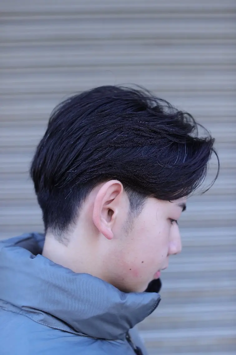 ミディアム レイヤーカット カット ヘッドスパ 🎶メンズカット🧴 大森✂️⸒⸒のヘアスタイル