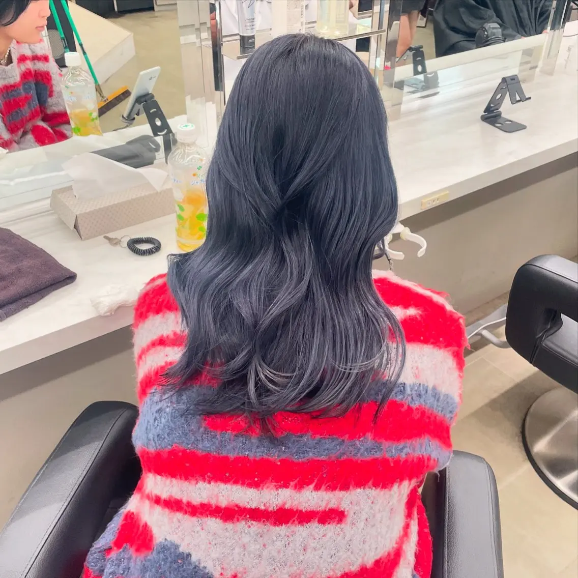 カラー ヘアアレンジ 🖤艶髪／髪質改善 横浜美容室／ゆりのヘアスタイル