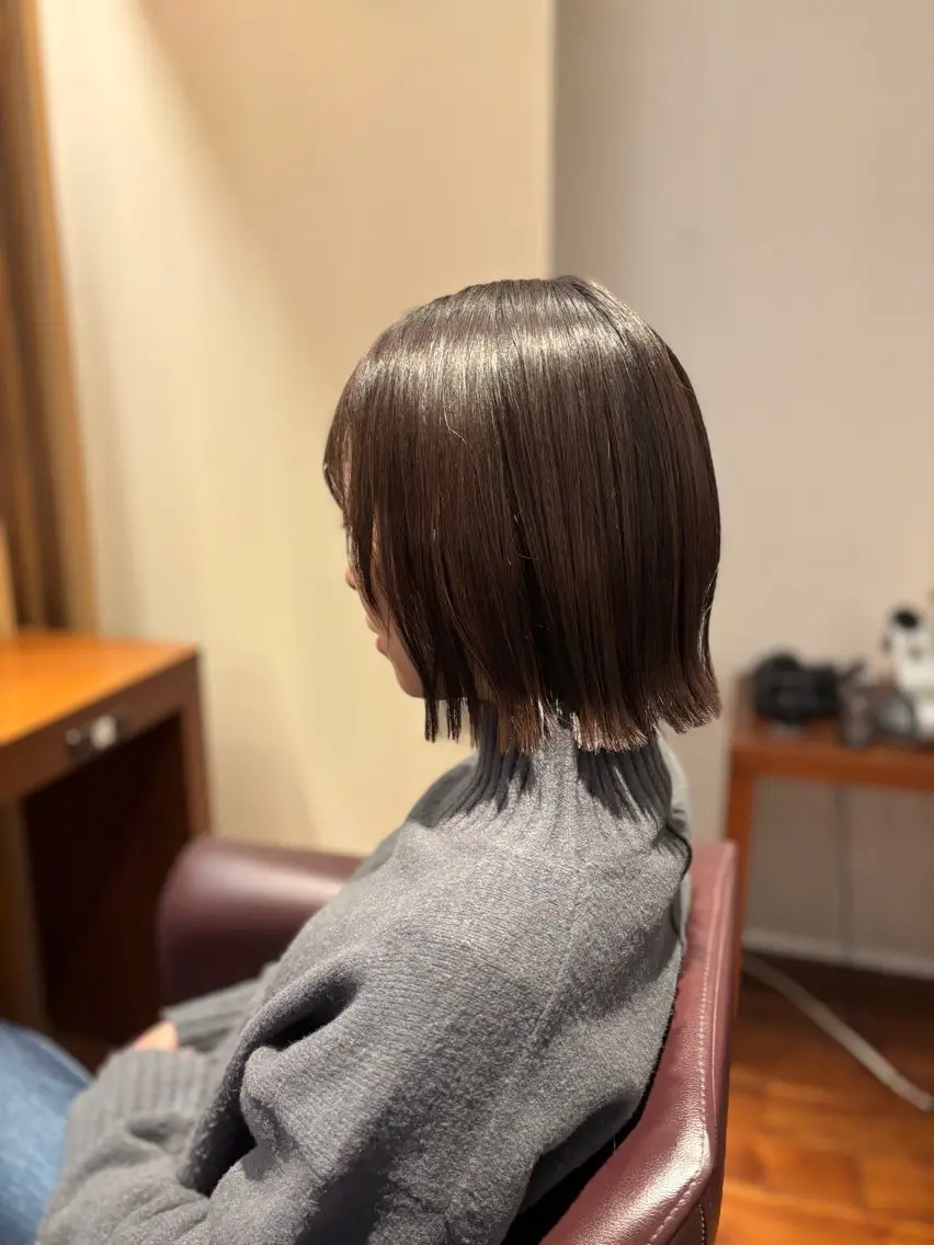 ショート カット ヘアカラー トリートメント 👑メンズパーマ/髪 質改善/鎌倉🐮のヘアスタイル