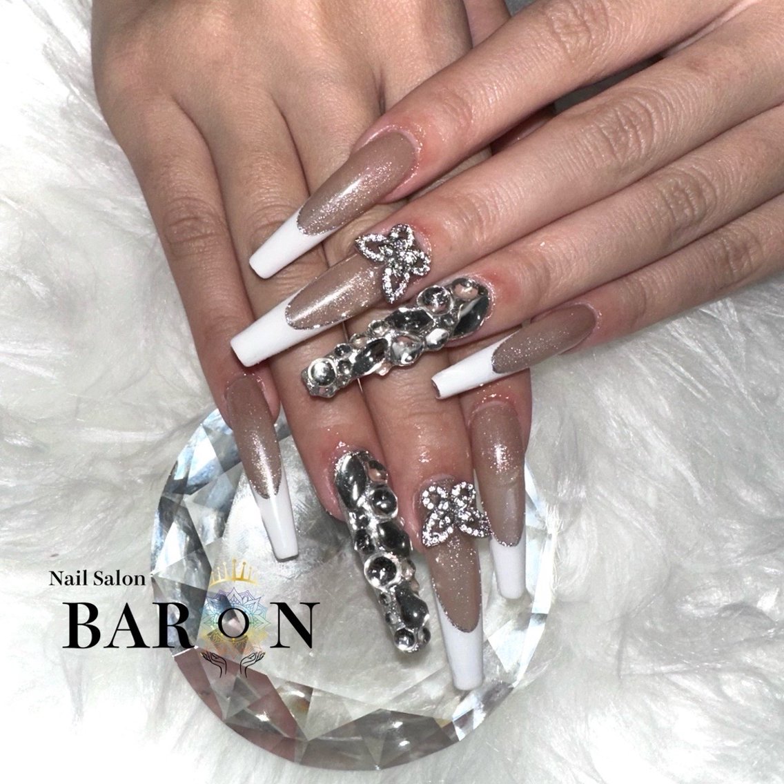 ネイル 持ち込み スカルプネイル ♛BARON♛ YURAのネイルデザイン
