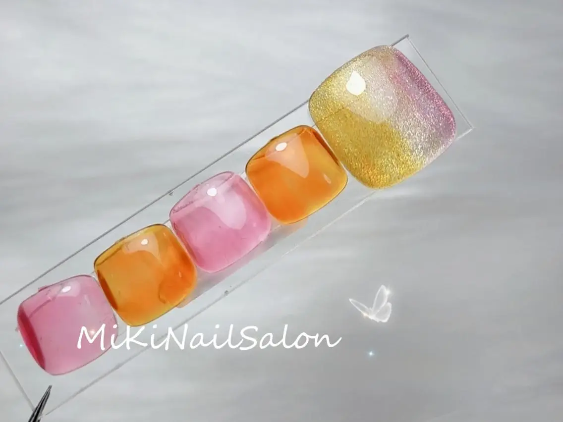 ネイル フットネイル 🎀Yumi✨ ミキネイルサロン池袋のネイルデザイン