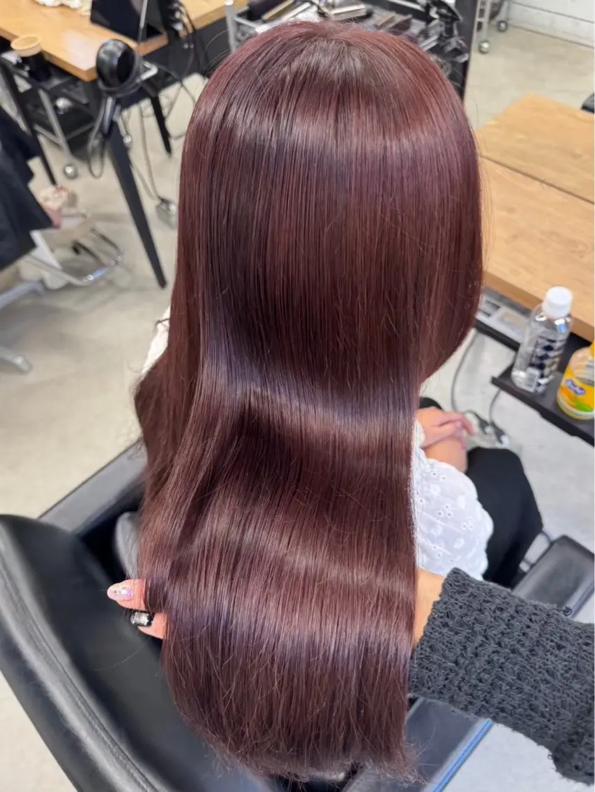 ロング カラー ハイトーン艶カラー/ MIZUKI🌟のヘアスタイル