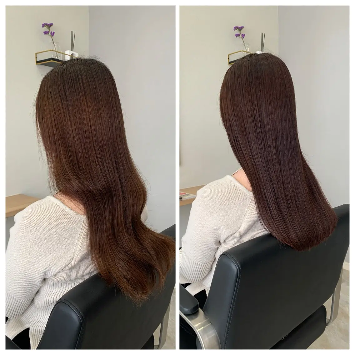 セミロング カット ヘアカラー トリートメント en.桐山 晃彦のヘアスタイル
