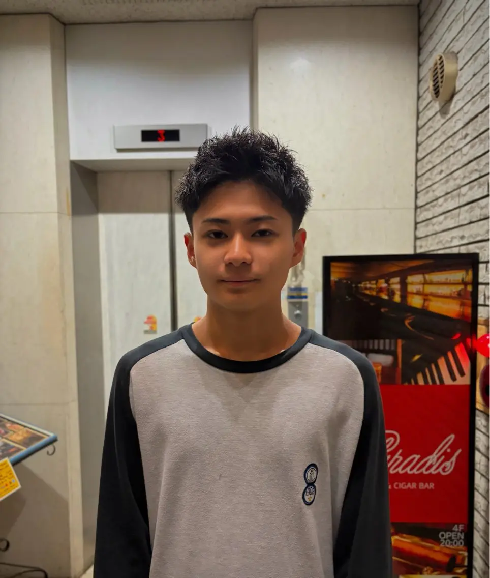 ショート メンズ スパイキーショート ショートヘア カット UMM daichi メンズパーマのヘアスタイル