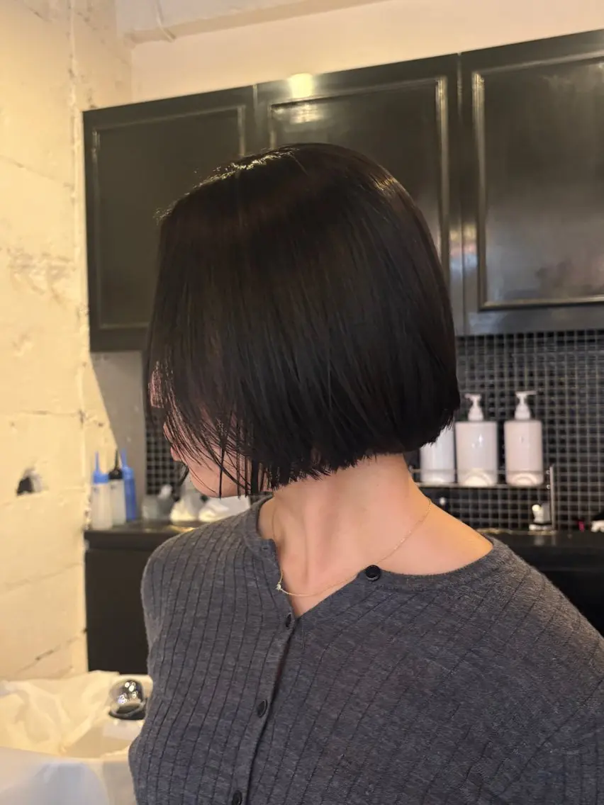 ショート カット ヘアカラー トリートメント レディースカット🎀 NANAHAのヘアスタイル