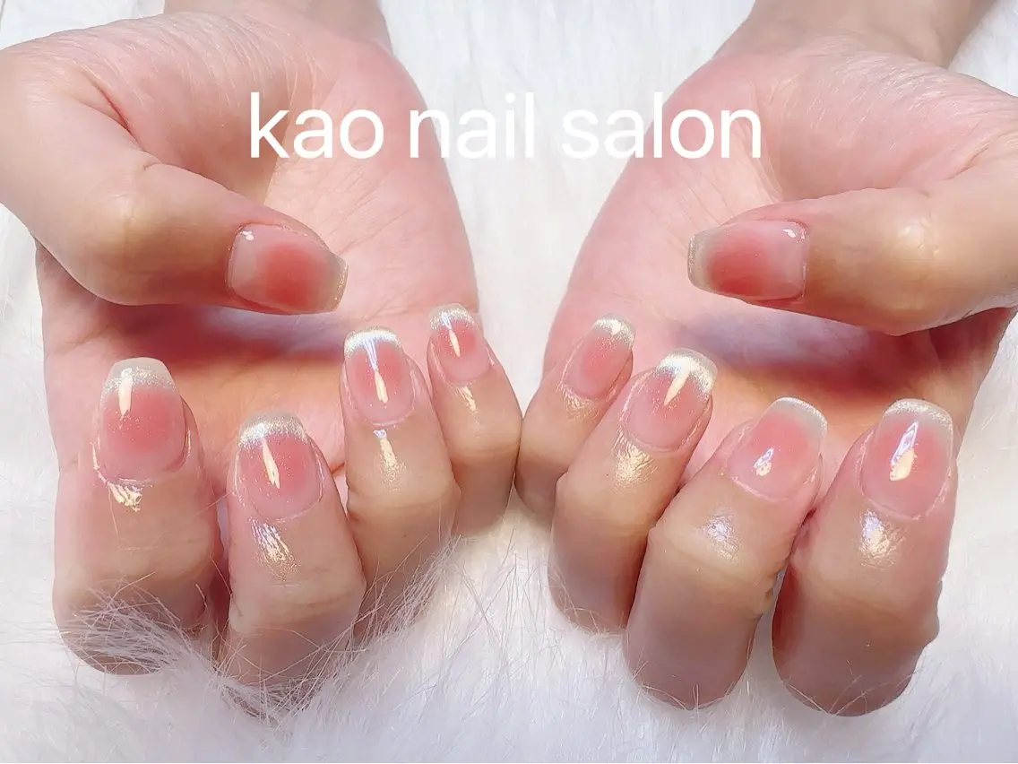 ネイル ハンドネイル kao nail マグネット/長さだしのネイルデザイン