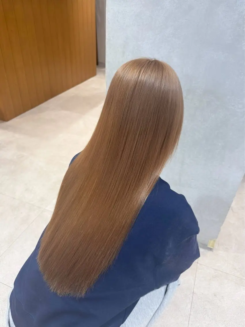 ロング カラー 岡本 太陽☀️のヘアスタイル