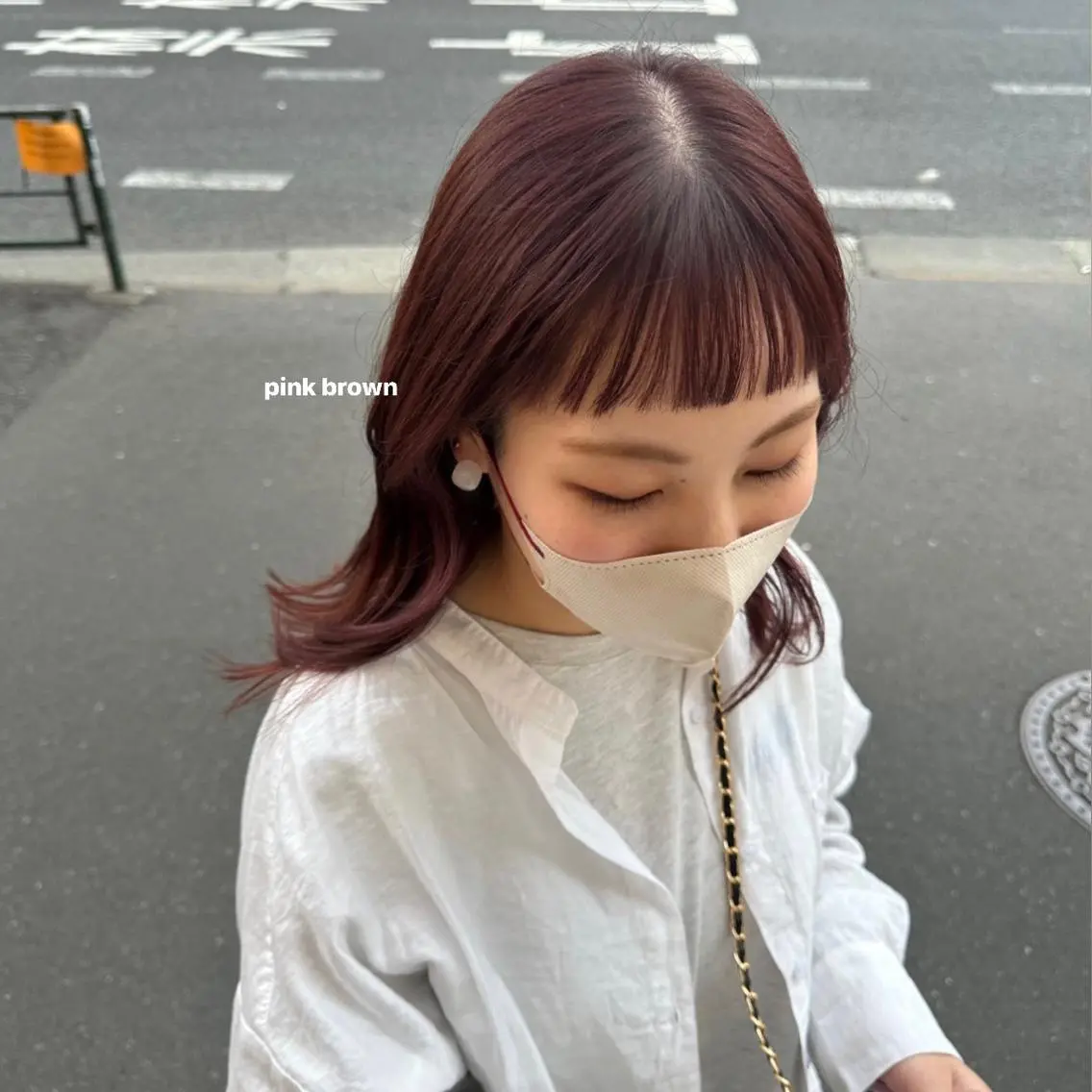 ミディアム カラー カット ヘアカラー トリートメント 暖色カラー/レイヤー 🌙 オノユリカのヘアスタイル