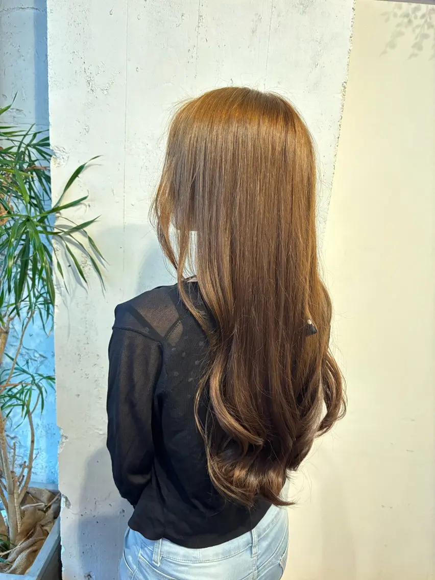 カラー ベージュカラー ヘーゼル イガラシ ミクのヘアスタイル