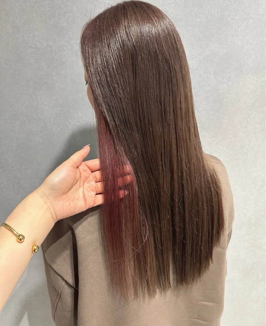 ロング カラー ヘアカラー 唐澤 千尋のヘアスタイル