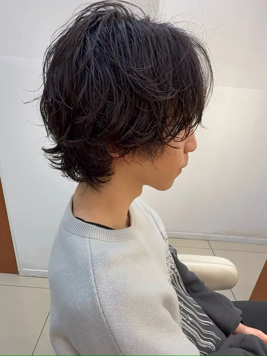 パーマ メンズ カット パーマ 【大人ショート/ボブ モデル募集】　Seiのヘアスタイル