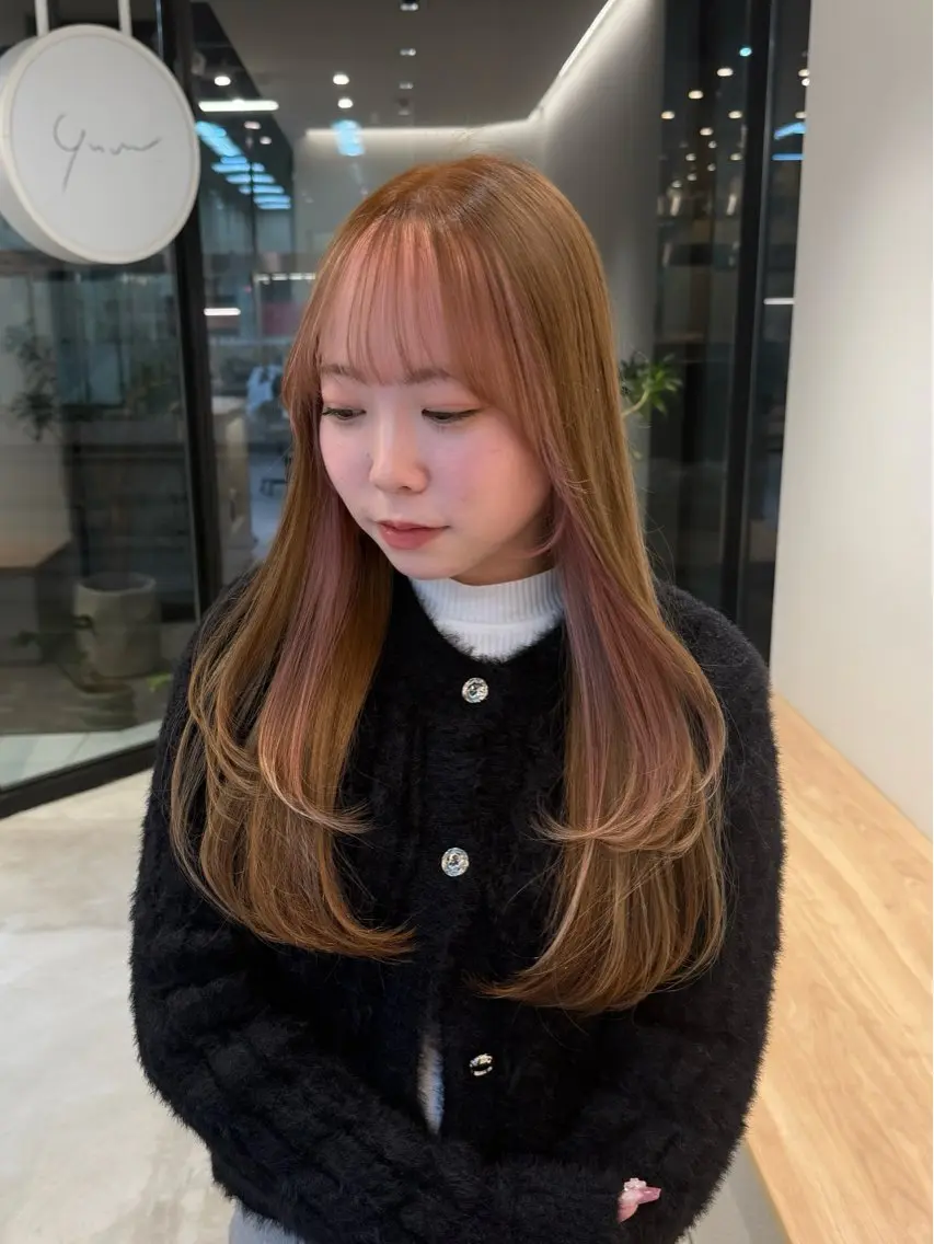 ロング カラー レイヤーカット raka 🫧のヘアスタイル