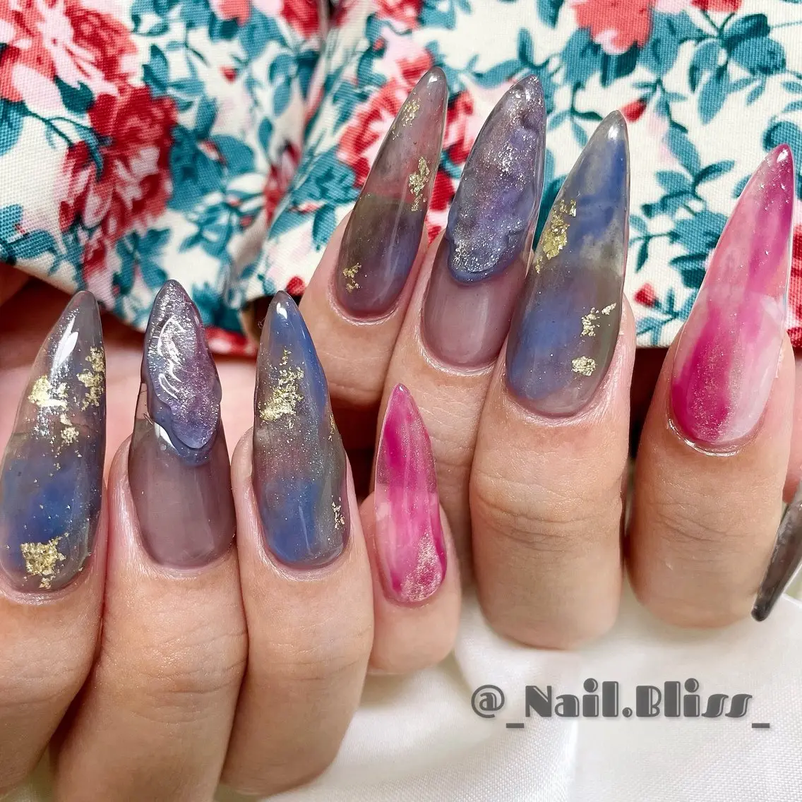 ネイル ニュアンスネイル ハンドネイル NAIL BLISSのネイルデザイン