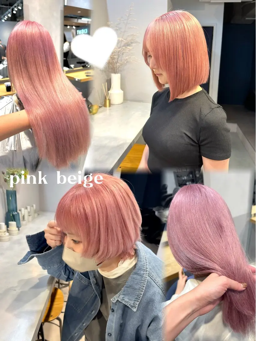 ショート カラー ヘアカラー 🌟ハイライト/ハイ トーン🌟MIKIのヘアスタイル