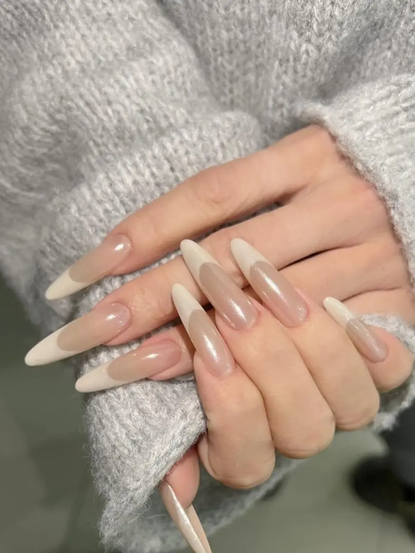 【HAND】フレンチネイル🤍※ケア込みオフなし¥7,900→¥3,900の写真