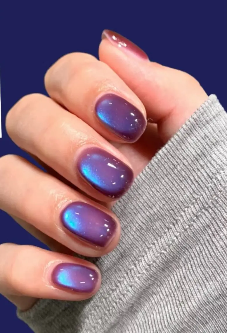 ネイル ハンドネイル H3 Nail Tsuki🦋💙のネイルデザイン