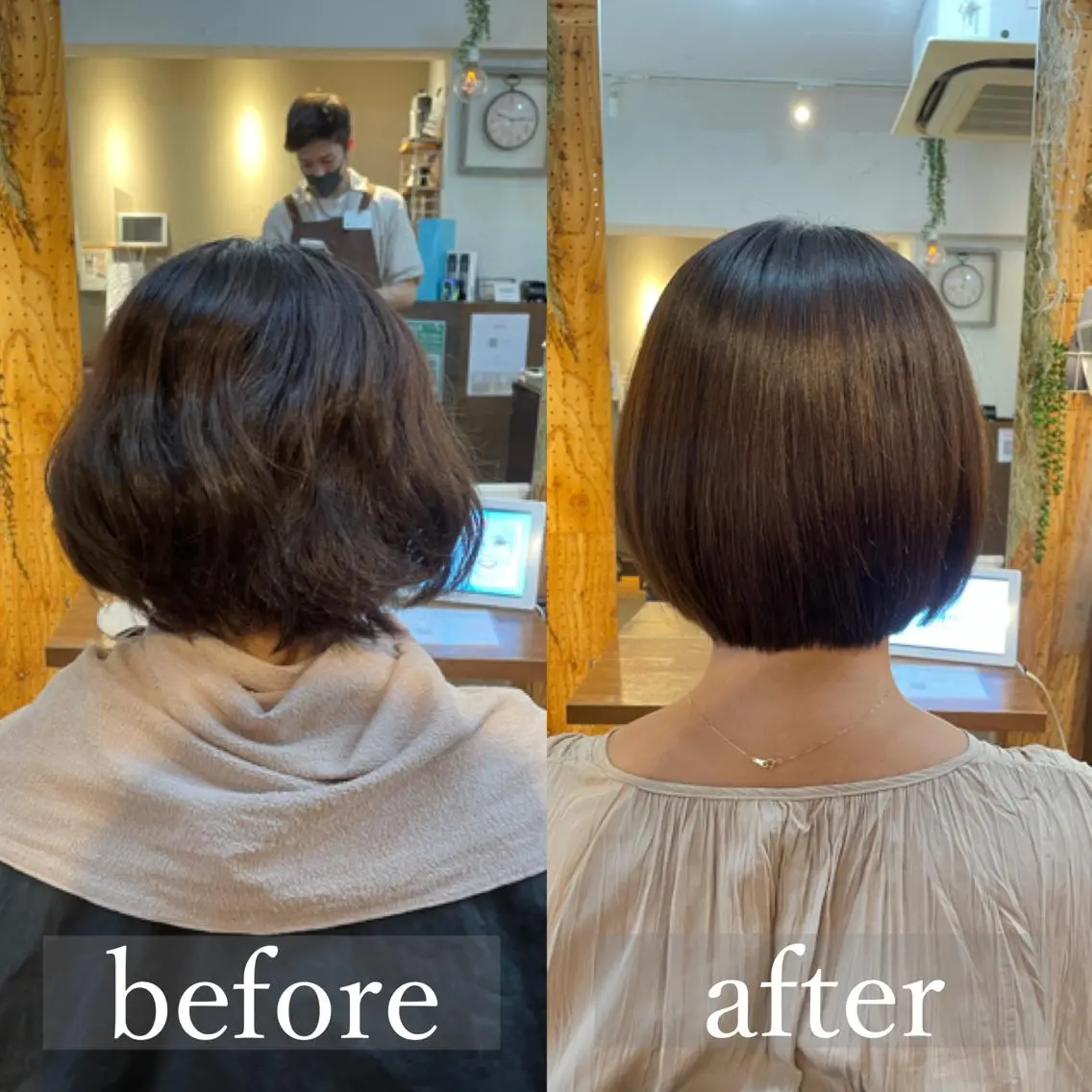 ショート カラー 髪質改善✨自由が丘 札辻 拓未のヘアスタイル