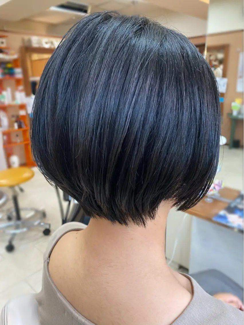 ショート ボブ ヘッドスパ 美容室F i t✂️ ササキのヘアスタイル