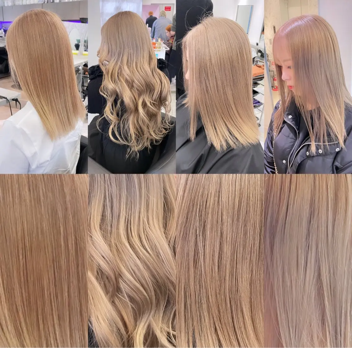 セミロング カラー カット ヘアカラー トリートメント ヘアセット 🎗副店長/井上 竜 ブリーチ指名No.1のヘアスタイル