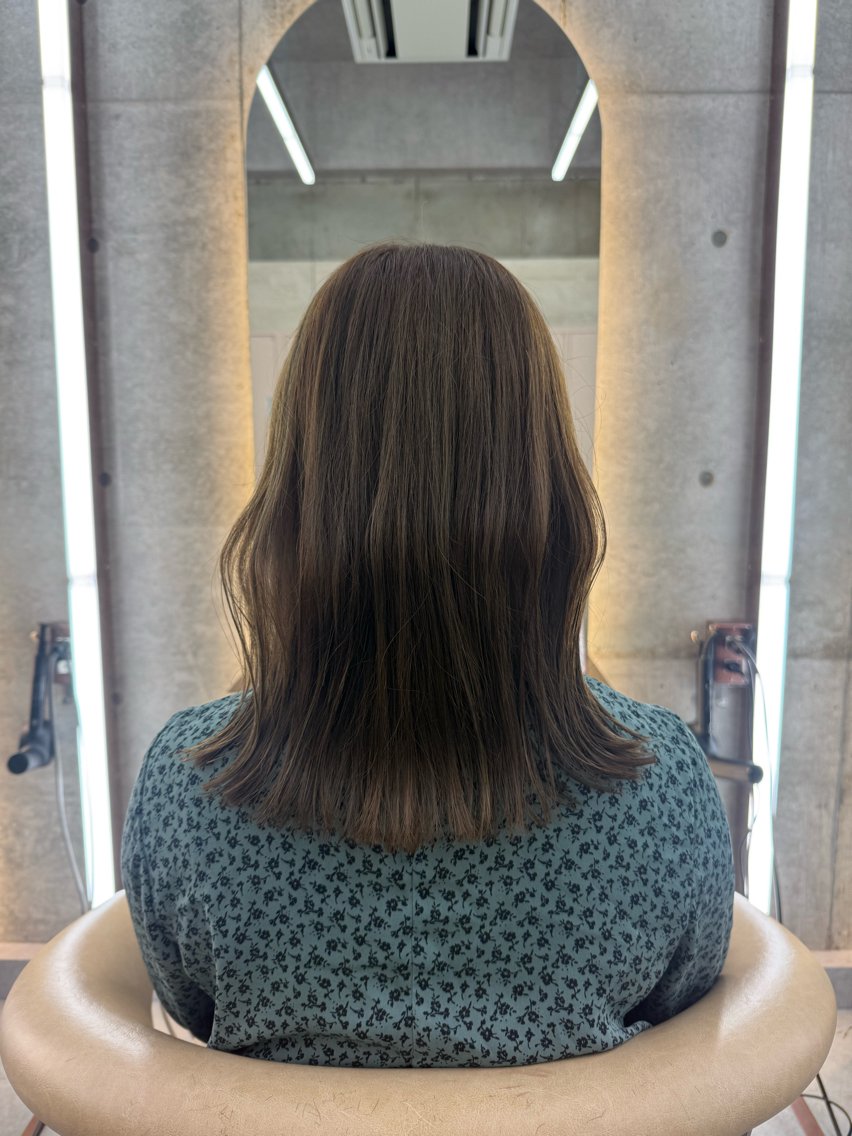 セミロング ヘアカラー トリートメント 🎀髪質改善/透明感 /村松優斗🎀のヘアスタイル
