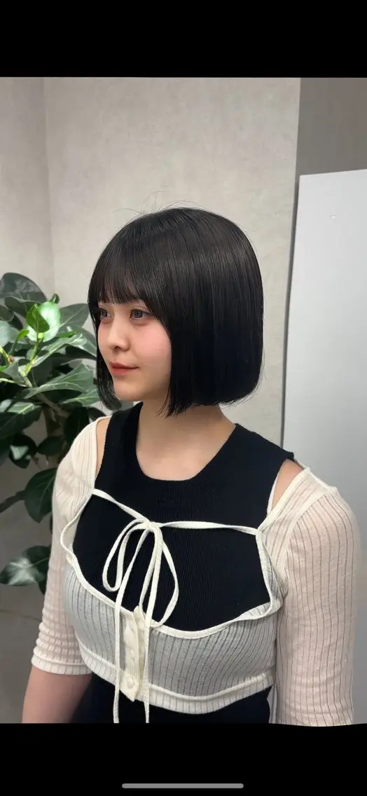 ショート 結べるレイヤーカット /カラー/あさかのヘアスタイル