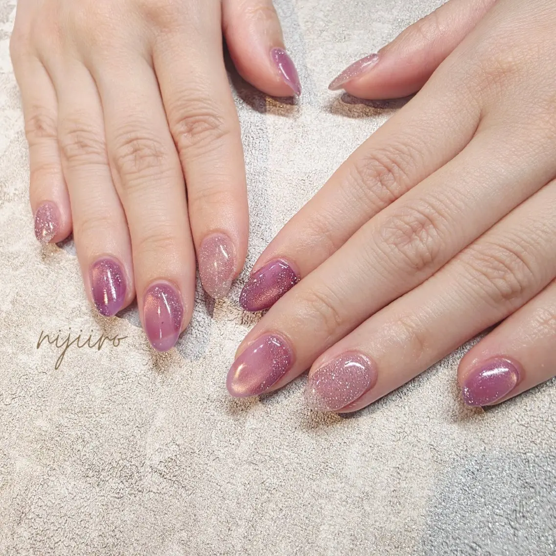 ネイル ハンドネイル nijiiro🌈 サトウのネイルデザイン
