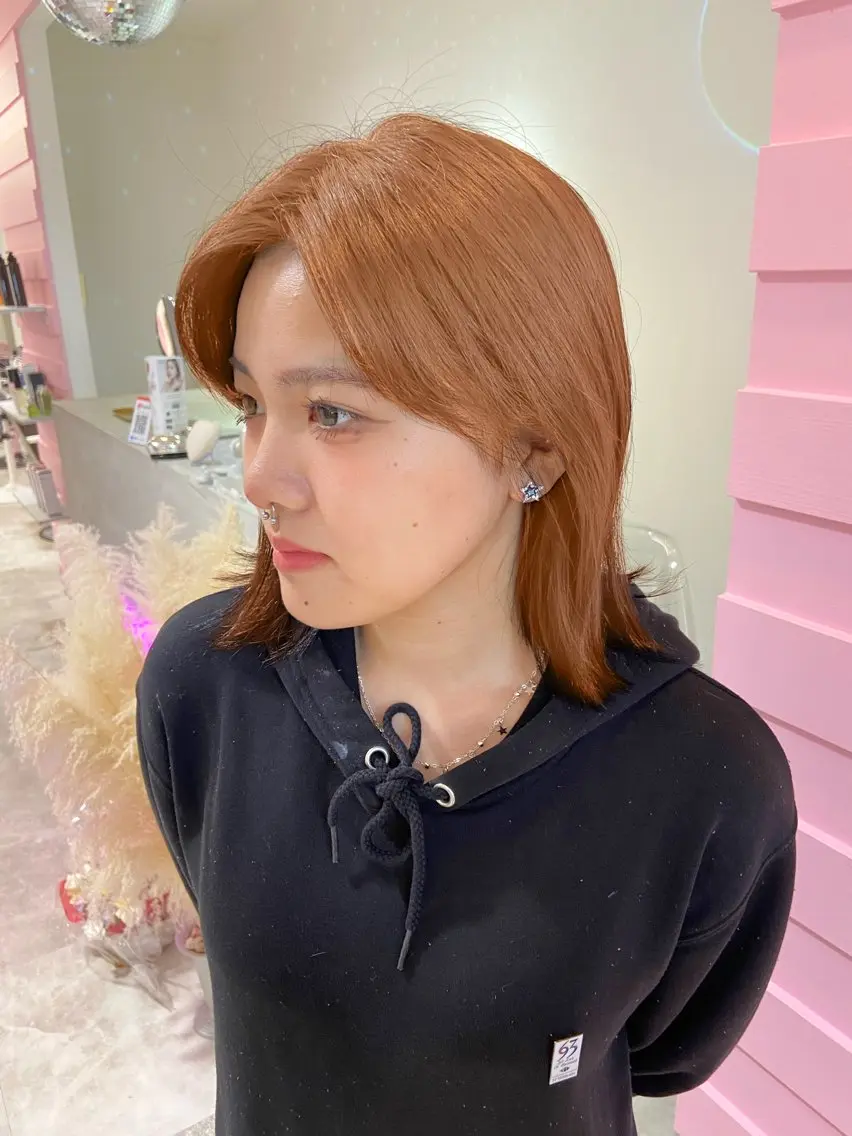 ミディアム カラー ヘアアレンジ 🌼似合わせのプロ 心斎橋/rena🌼のマツエク・マツパデザイン