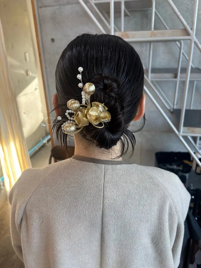 ロング ヘアアレンジ 大林 エリコのヘアスタイル