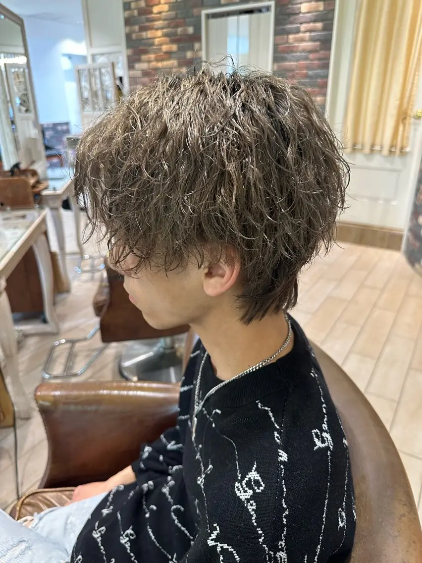 パーマ メンズ カット パーマ メンズパーマ特化🔥 ツイスパ/シャドウのヘアスタイル
