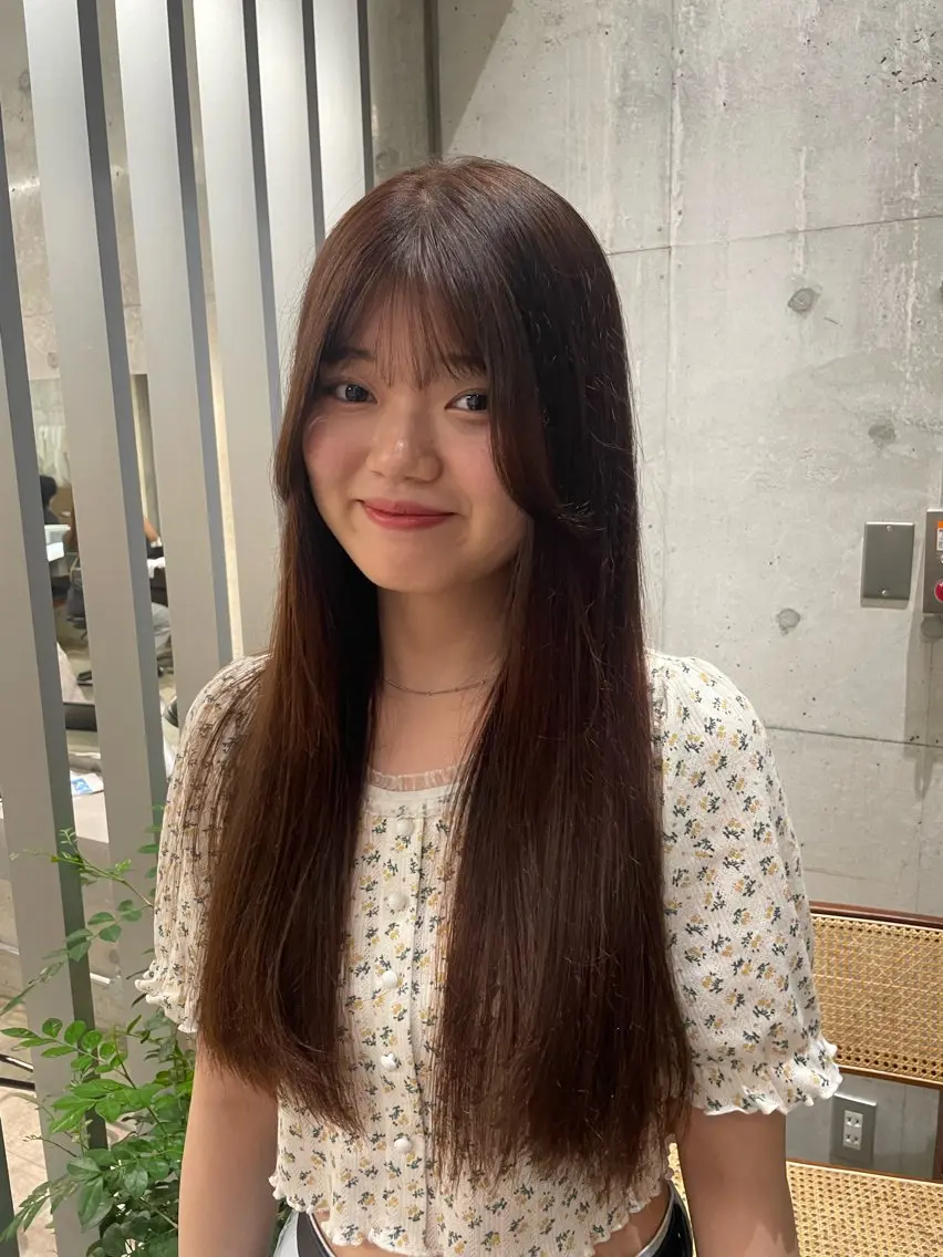 ロング カラー Watanabe Maiのヘアスタイル