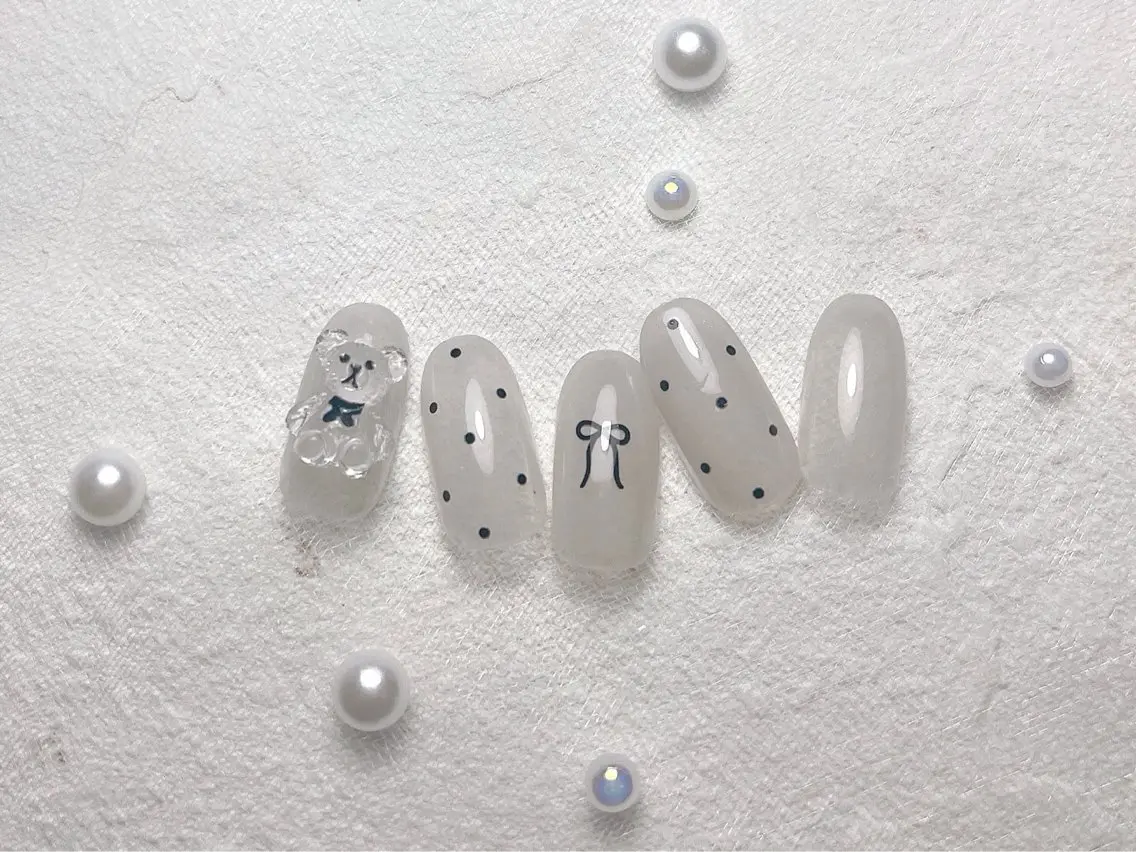 ネイル フットネイル ジェルネイル パラジェル 春ネイル ワンホンネイル ハンドネイル kiki nail &brow二子玉川のネイルデザイン
