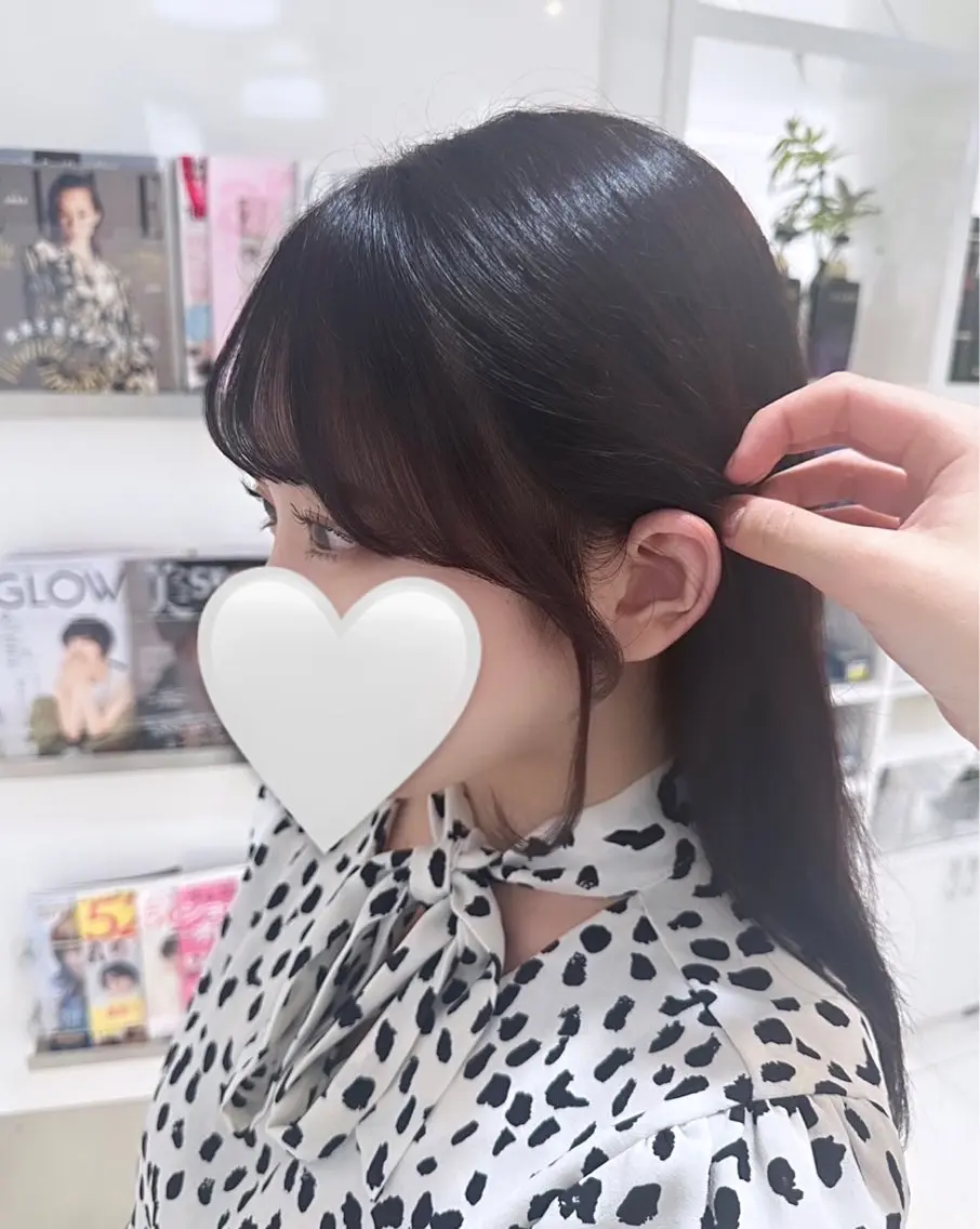ロング 顔周りカット レイヤーカット natsumi♡/ nene副店長のヘアスタイル