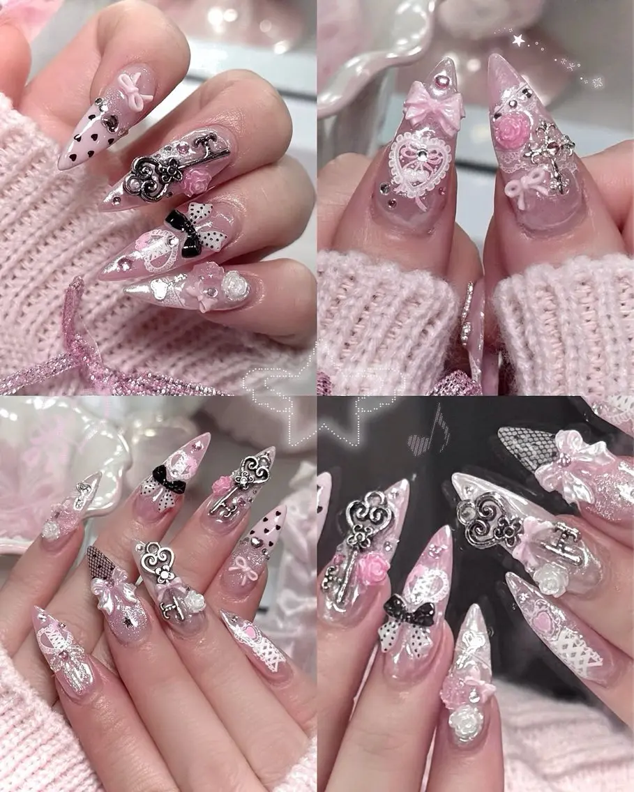 ネイル アートネイル フレンチネイル ジェルネイル キラキラネイル 韓国ネイル ハンドネイル Nova Nail Studioのネイルデザイン