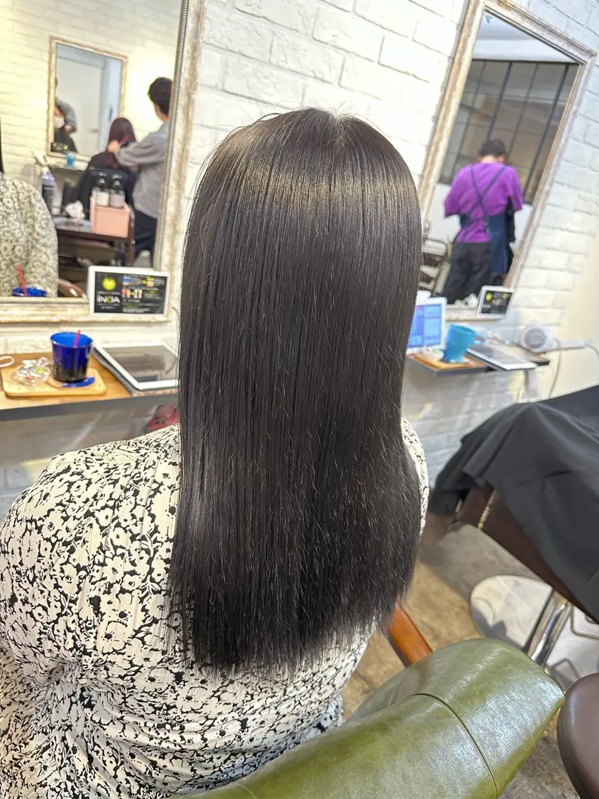 セミロング カラー 🌱透明感カラー☘️ TOYO🌱のヘアスタイル
