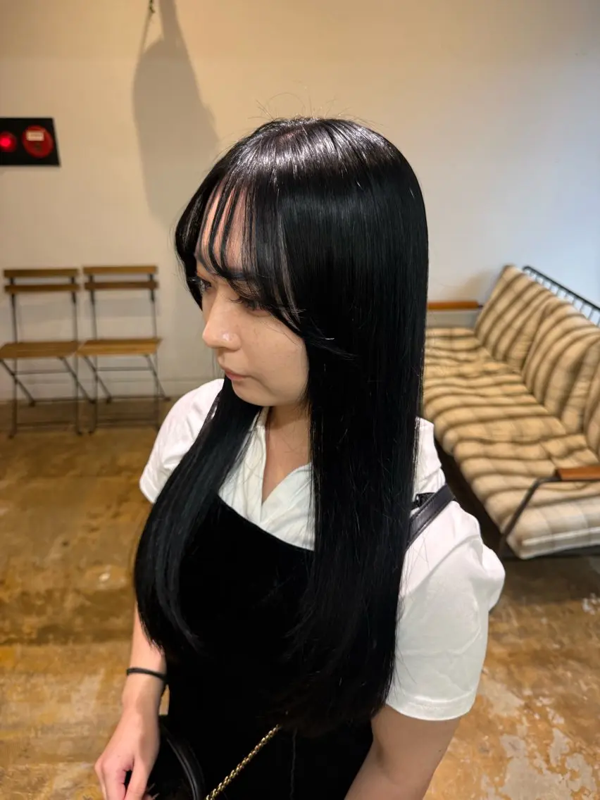 カラー ヘアカラー en:s/新潟/万代 *.+゚hinakoのヘアスタイル