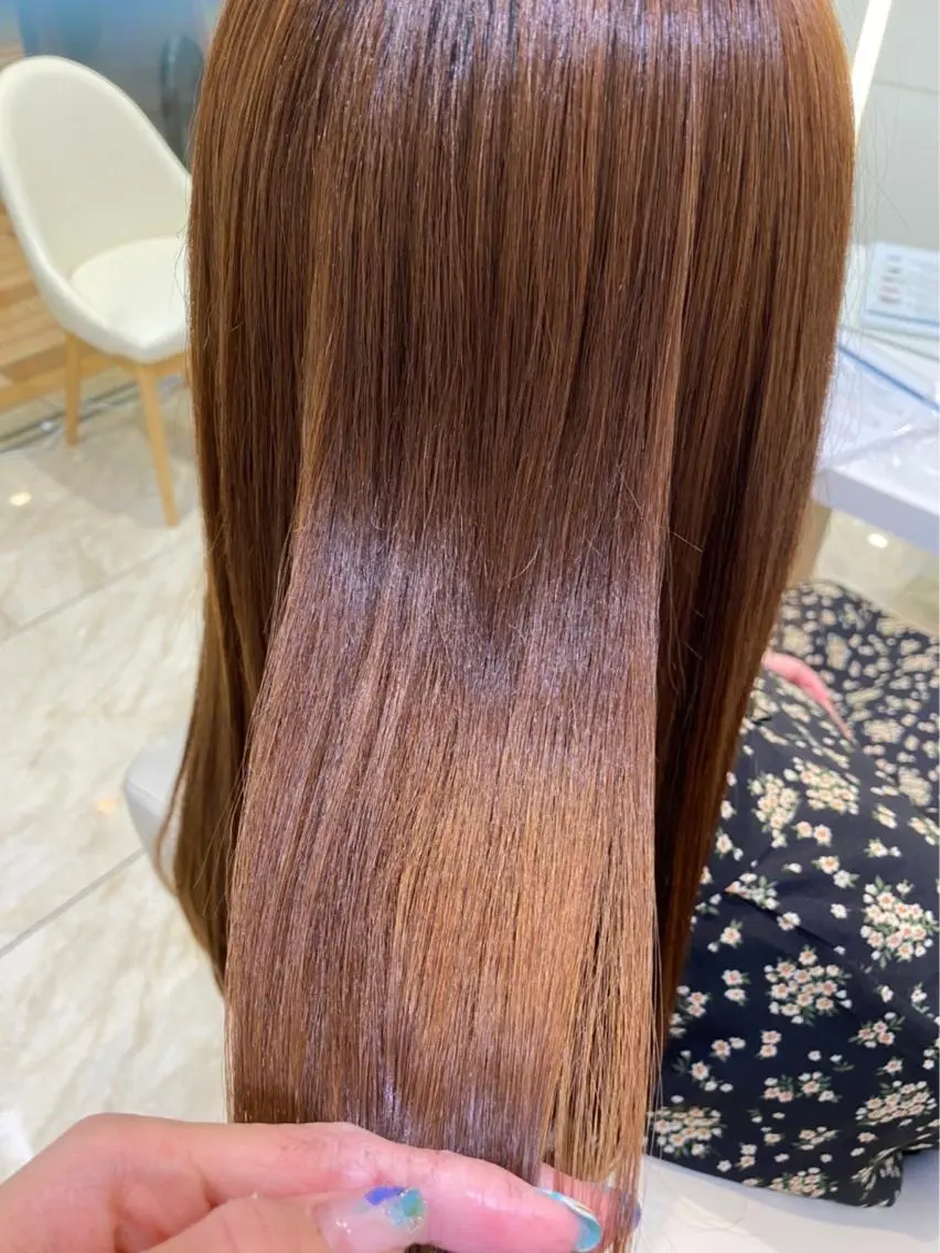 【誰でも使える👌/人気No.1✨】 カット＋艶カラー＋4stepトリートメント 🎀の写真
